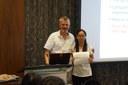 Hui Huang received an award